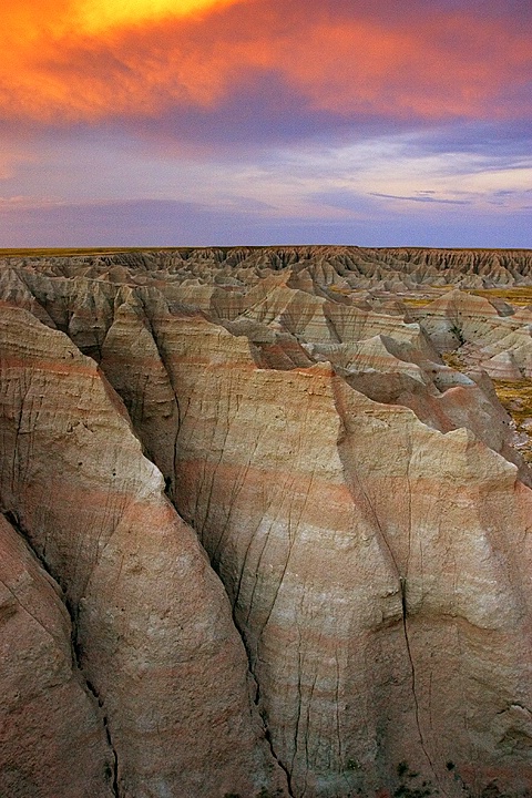 The Badlands After Sunset