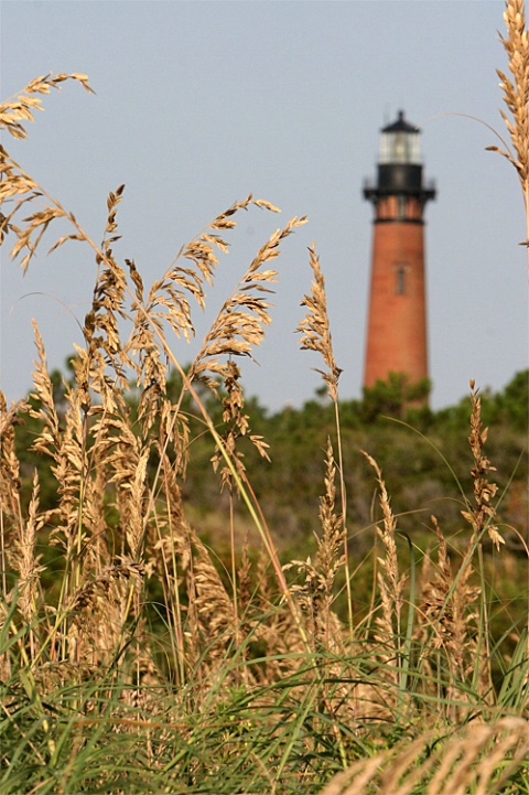 Currituck light from the beach