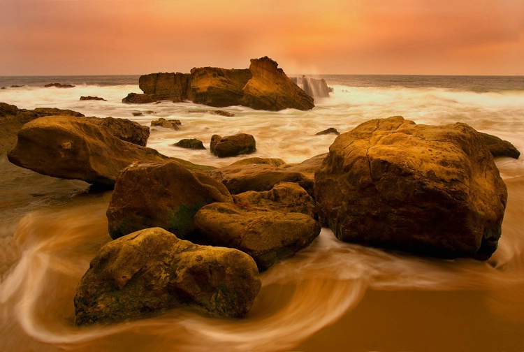 Red Tide on the Pacific Ocean