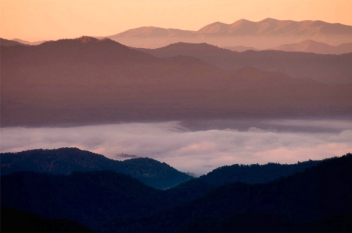 Fog in Deep Creek 