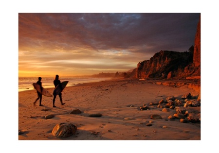 Surfers @ Loon Point Beach