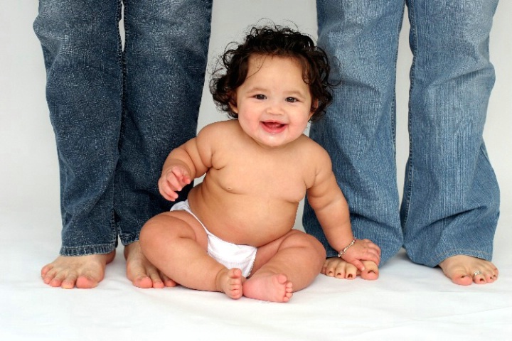 Jeans, Toes and A Baby