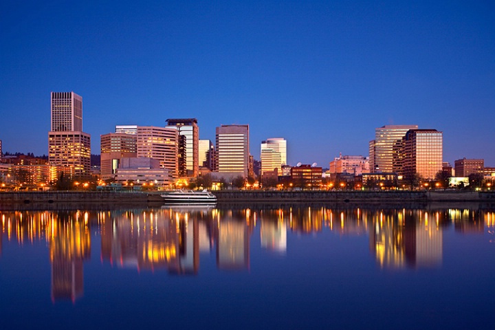 Portland Waterfront Sunrise