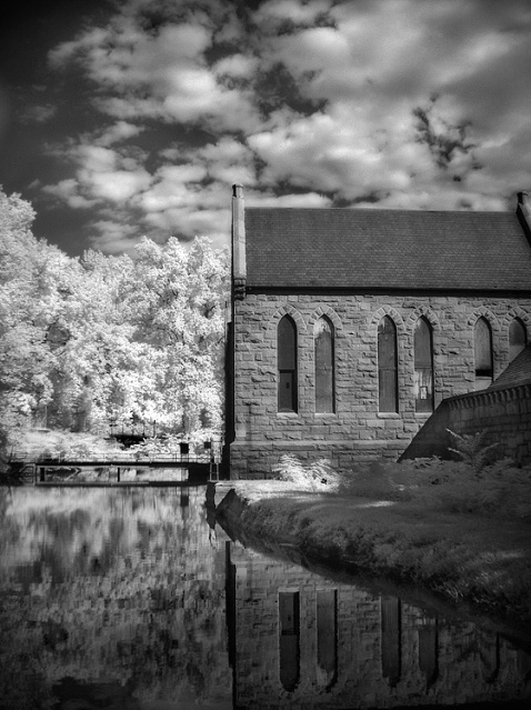 Pump House in Infrared