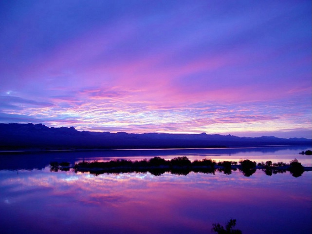 Sunrise over the Colorado River