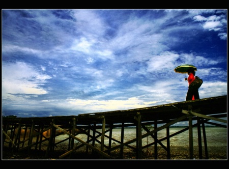 crossing the bridge