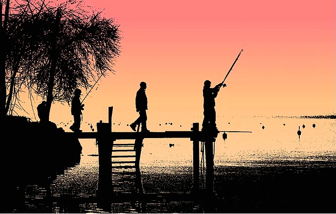 Boys Fishing