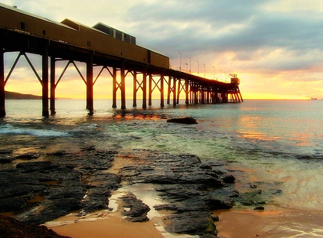 My first sunrise at Swansea