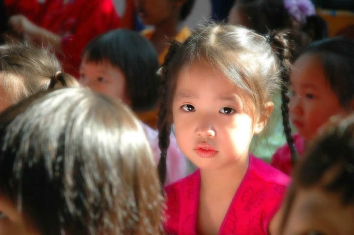 Girl in red