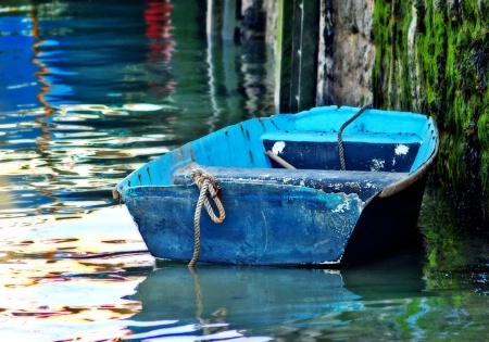 Old Blue Skiff