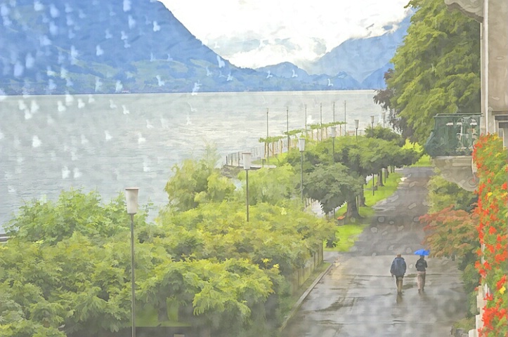 Rainy Day in Brunnen