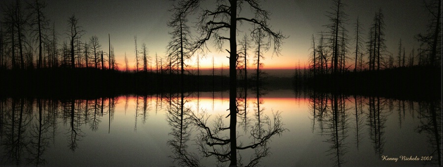 Lake Nichols Late Sunset