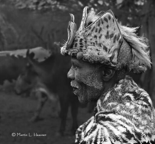 Chief Portrait, Simunye Village, South Africa - ID: 5230383 © Martin L. Heavner