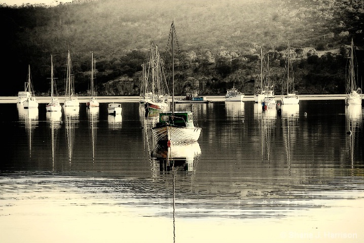 Boats showing some colour....