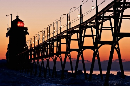 South Haven, MI in February