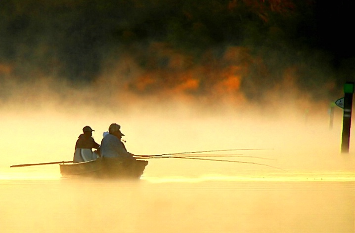 Early Morning Fishermen II