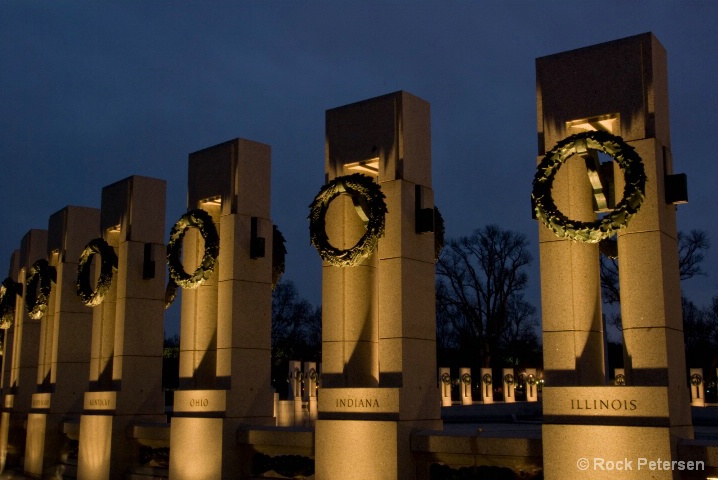 WWII Monument Obelisks