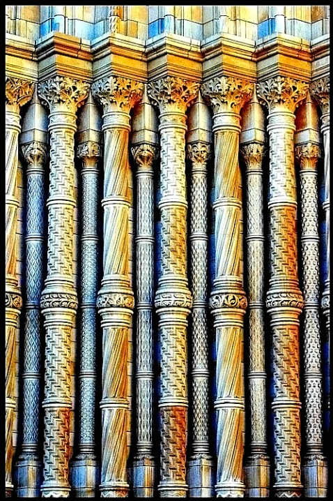 Colourful Pillars.