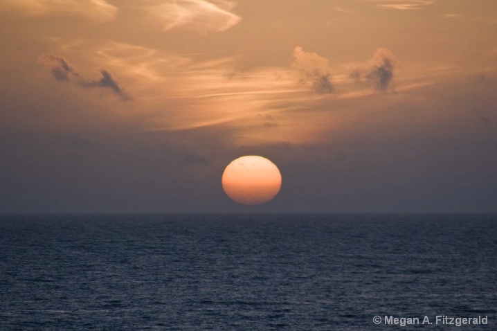 Good To Go - Sunset off the Cliffs in Cornwall, UK