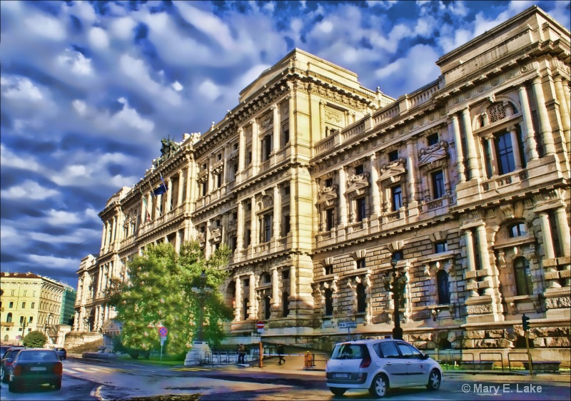 A building in Rome Italy, don't know what the 