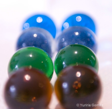 SPHERES under a Hallogen Light