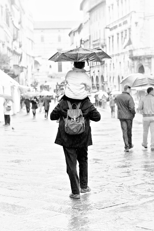 An umbrella for two