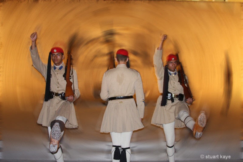 changing of the guards in athens