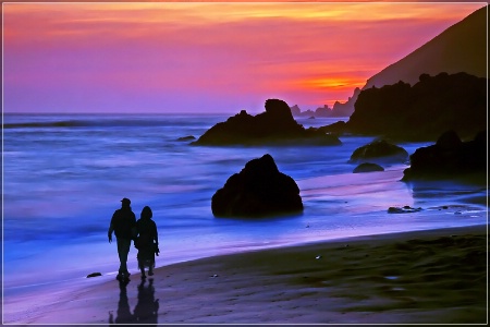 A Romance at Pfeiffer State Beach