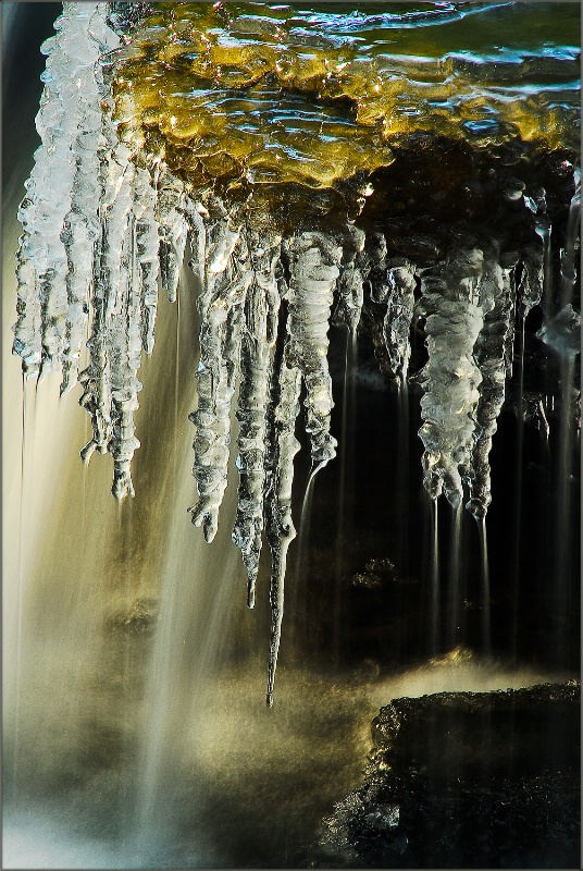 Ice Covered  Cascade
