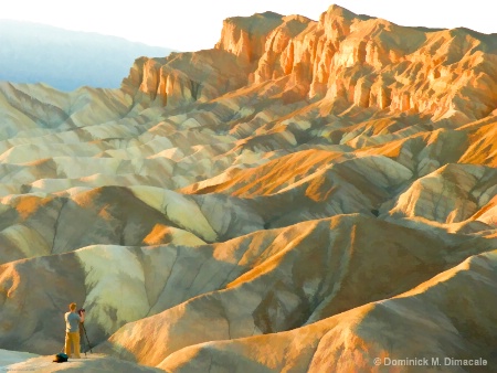 ZABRISKIE'S POINT BY SUNSET