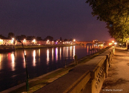 pavia - old district and bridge ISO 200