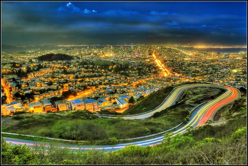 San Francisco night scene