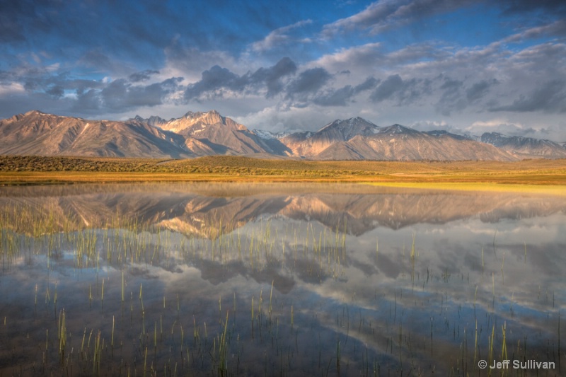 Eastern Sierra Morning Cloud Reflection