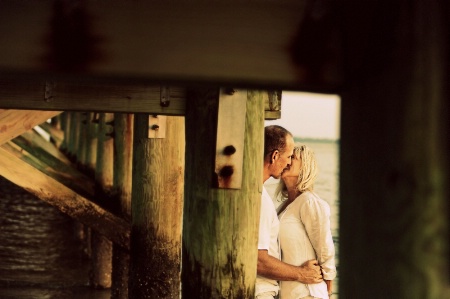 under the boardwalk