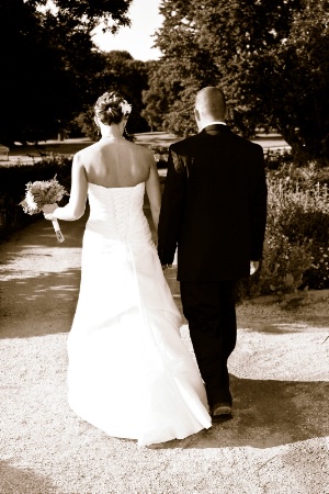 Bride and Groom (Split Toned Image)