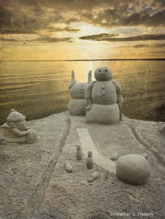 What sand men do on their days off