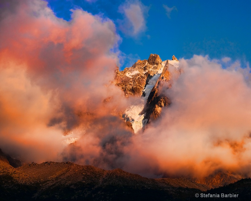 Mt. Blanc at sunset