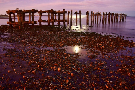 Moon Among Rocks