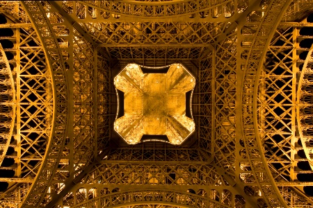 The Eiffel Tower From Below