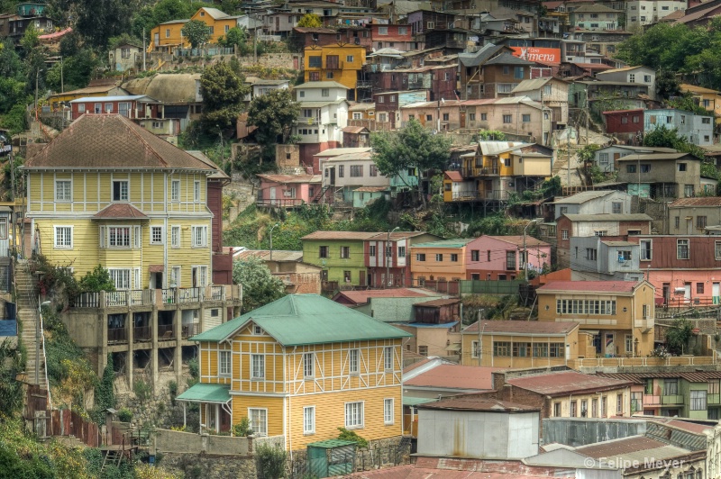 Colourful house