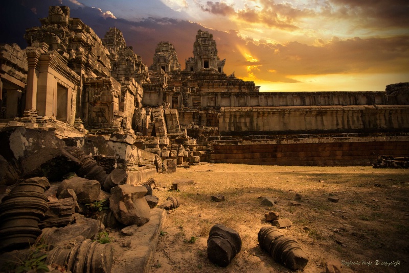 Sunset at Angkor Wat