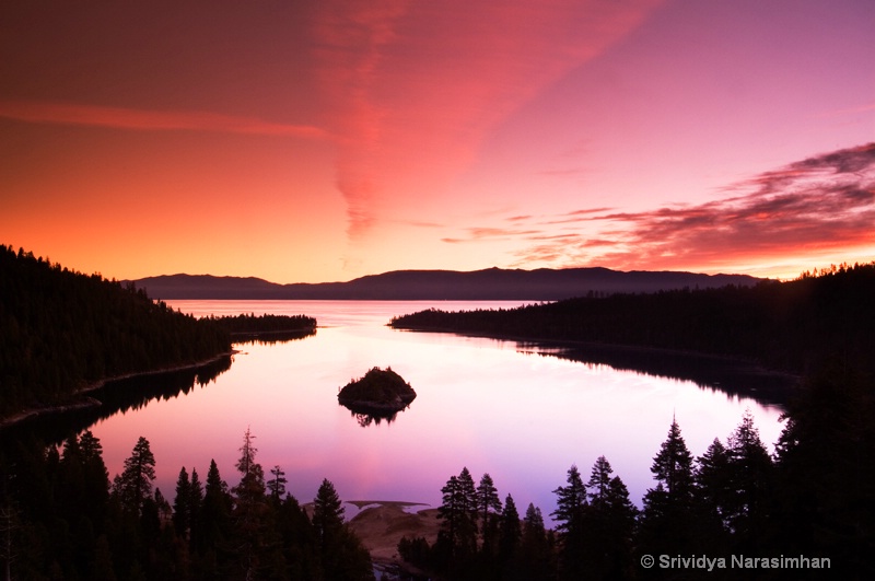 Sunrise at Emerald Bay