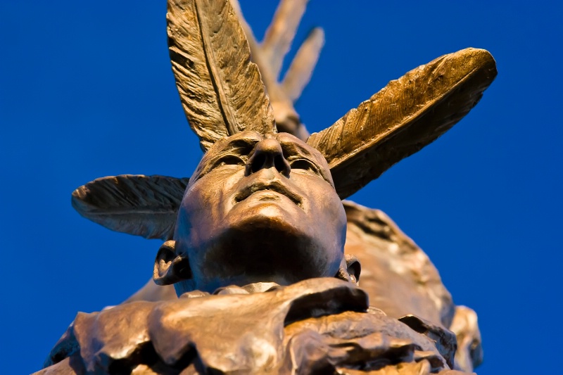 Indian Monument in Gettysburg 