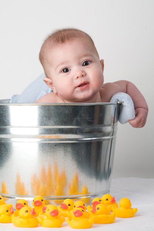 Baby In A Bucket