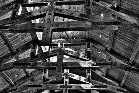 Wooden rafters