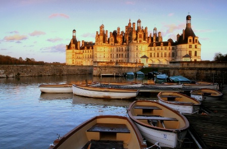 Day ends in Chambord