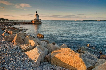 End of Day: Bug Light Lighthouse