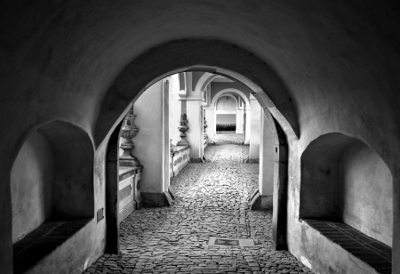 Krumlov Castle Bridge