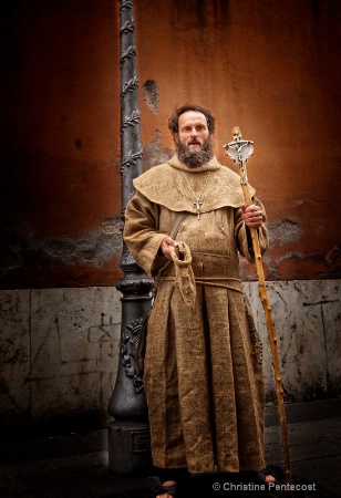 Beggar near Vatican