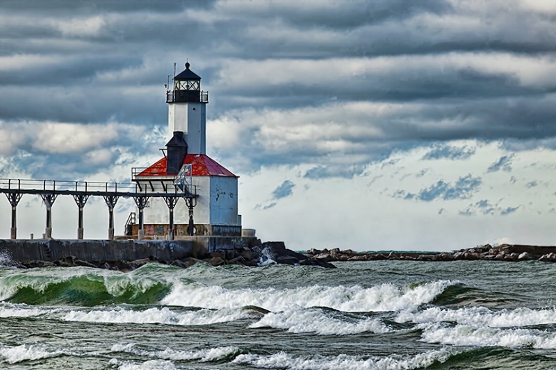Michigan City Lighthouse - ID: 10306717 © John A. Roquet